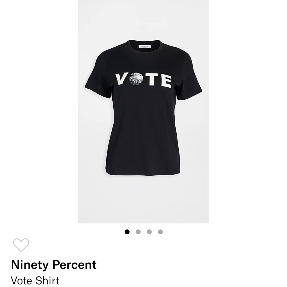 Ninety percent VOTE a shirt